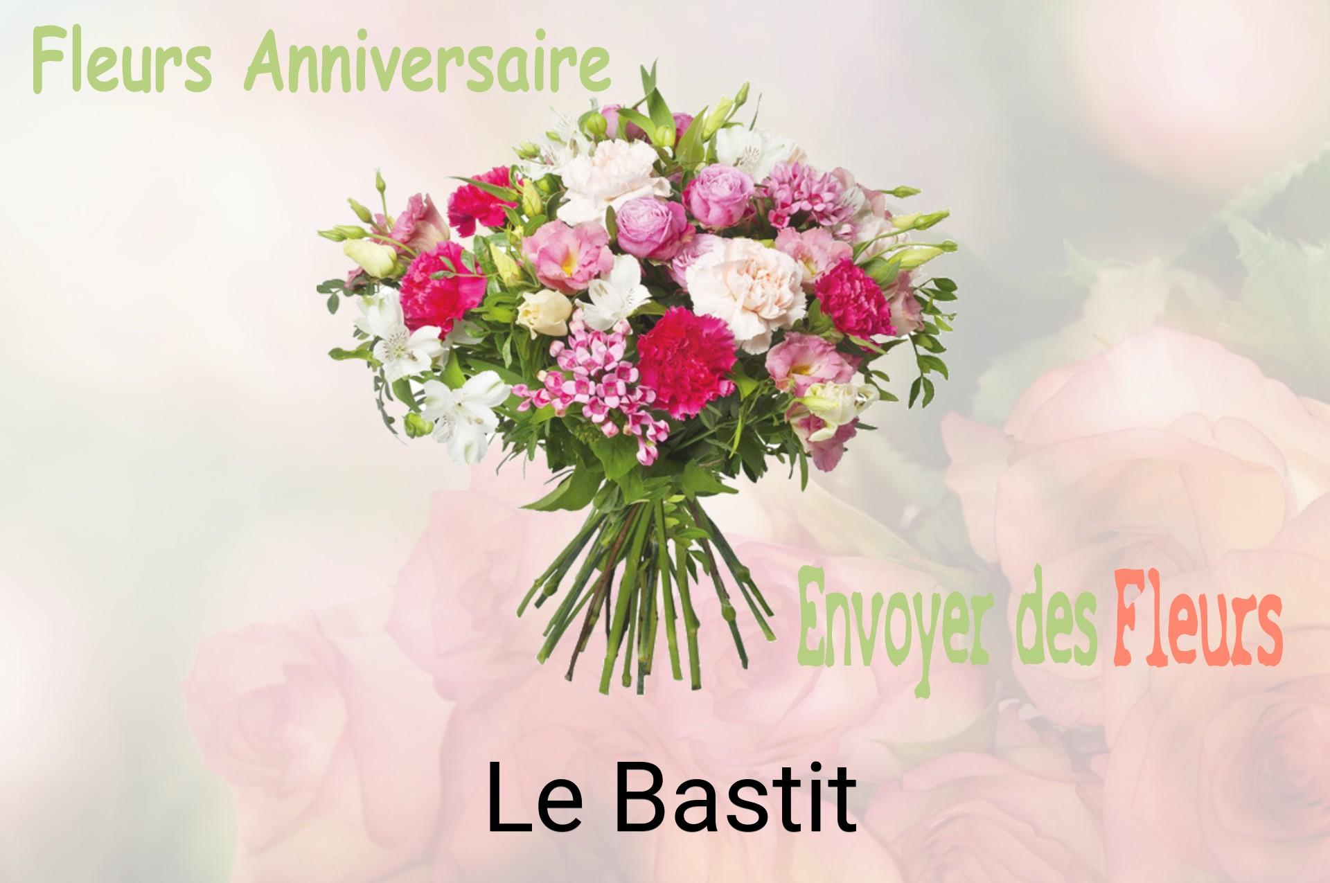 Bouquet de fleurs d’anniversaire livré à Le Bastit