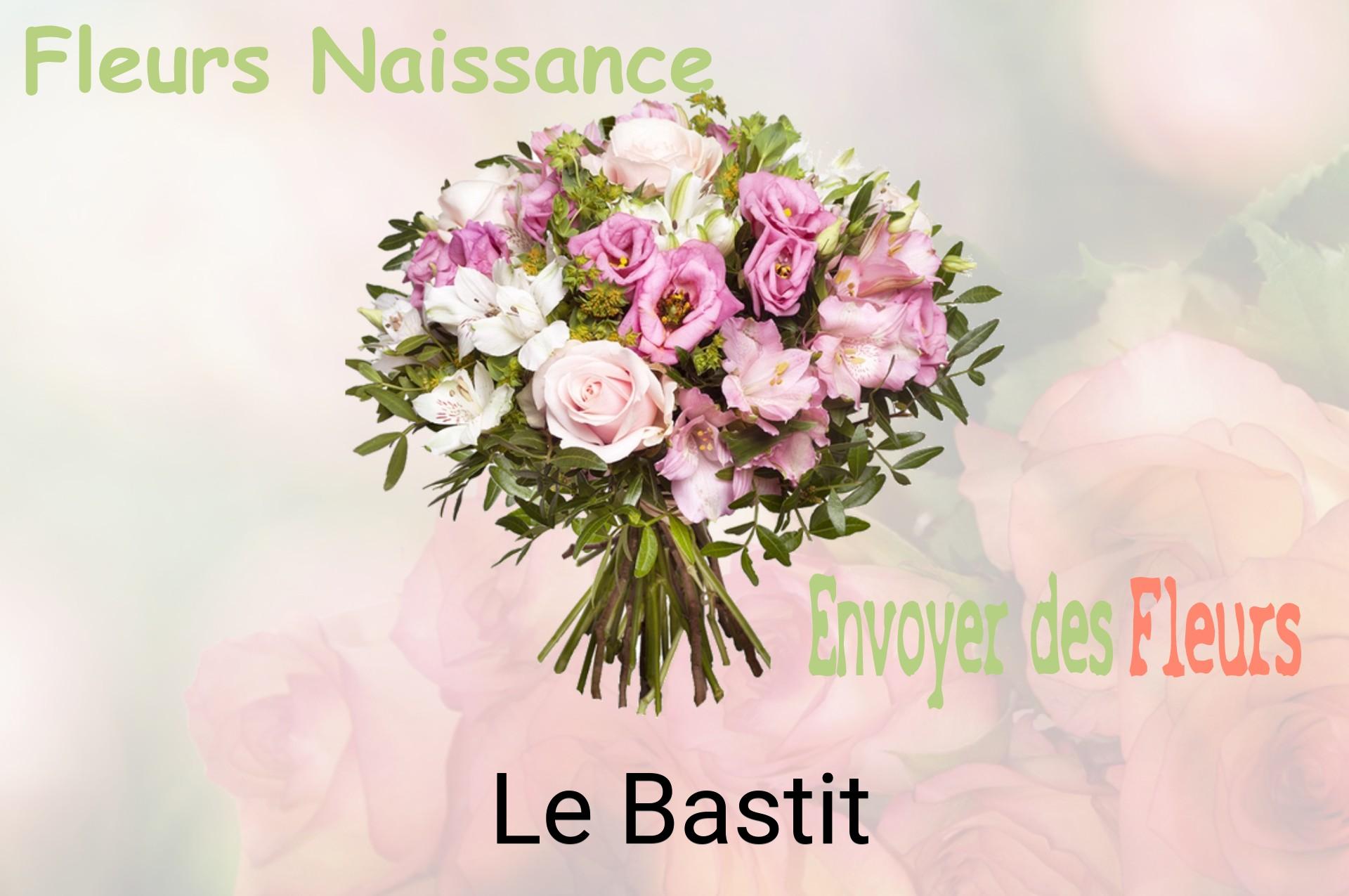 Bouquet de fleurs de naissance livré à Le Bastit