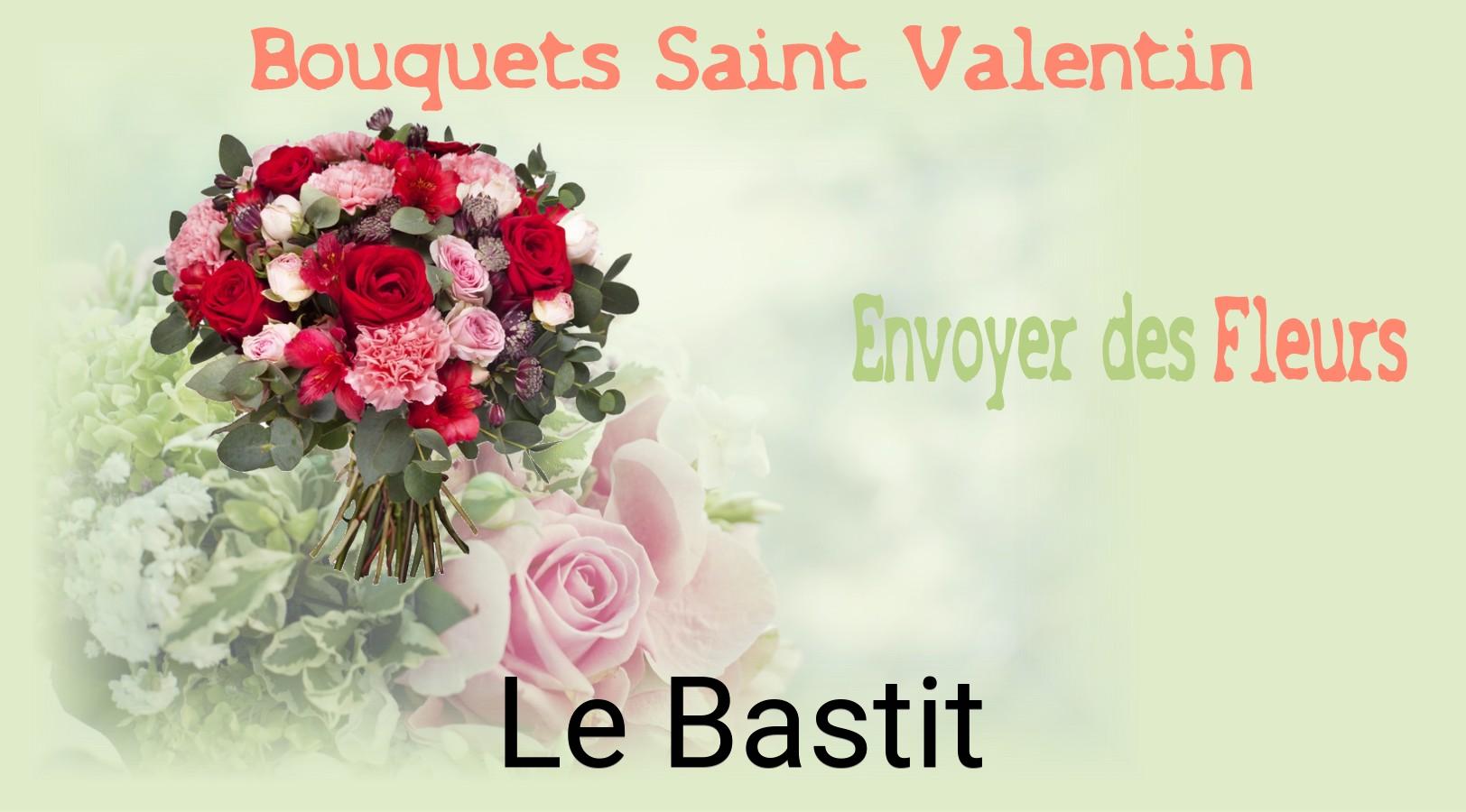 Roses de Saint-Valentin livrées à Le Bastit